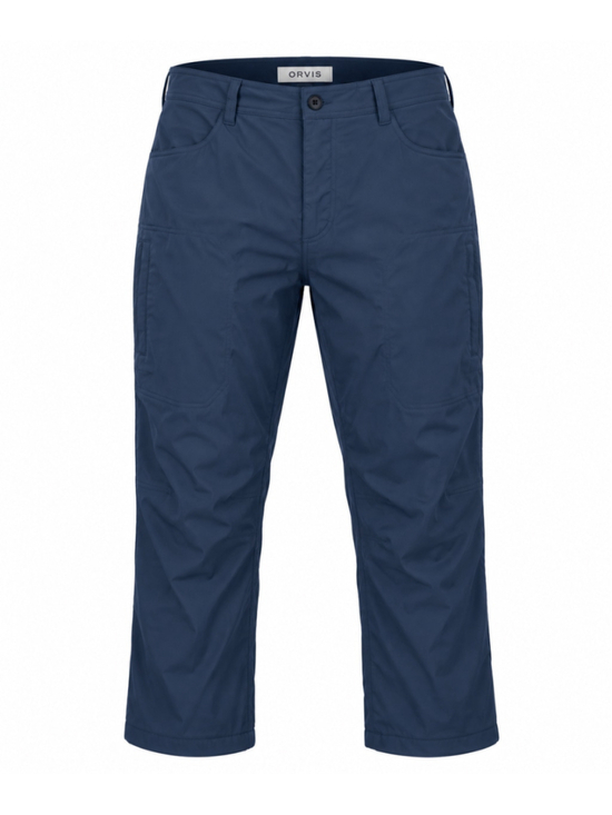 Orvis Other - Orvis Mens Fleece Lined Pants Navy Blue Nylon Stretch Outdoor Hiking Sz 36x29